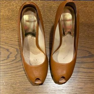 3/25.00 Brown peep toe Michael Kors
